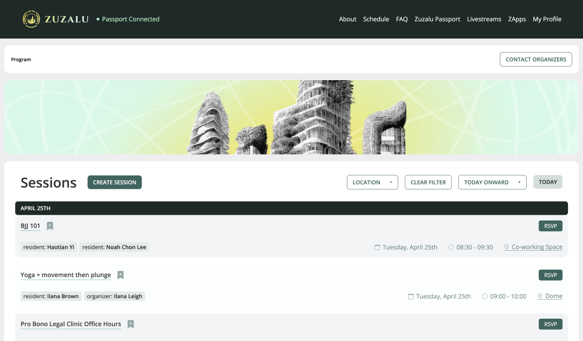 Zuzalu screenshot